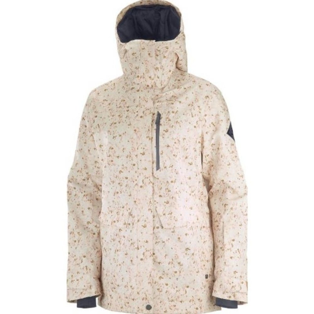 Salomon Women's Cream Speckled Ski Jacket
